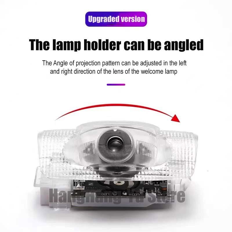 2Pcs For Toyota Sienna LED Car Door Warning Light Projector Ghost Shadow Laster Logo Welcome Modification Lamps Auto Accessories