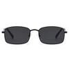 New retro rectangular metal classic sunglasses, European and American trendy men's and women's sunglasses, sunglasses S