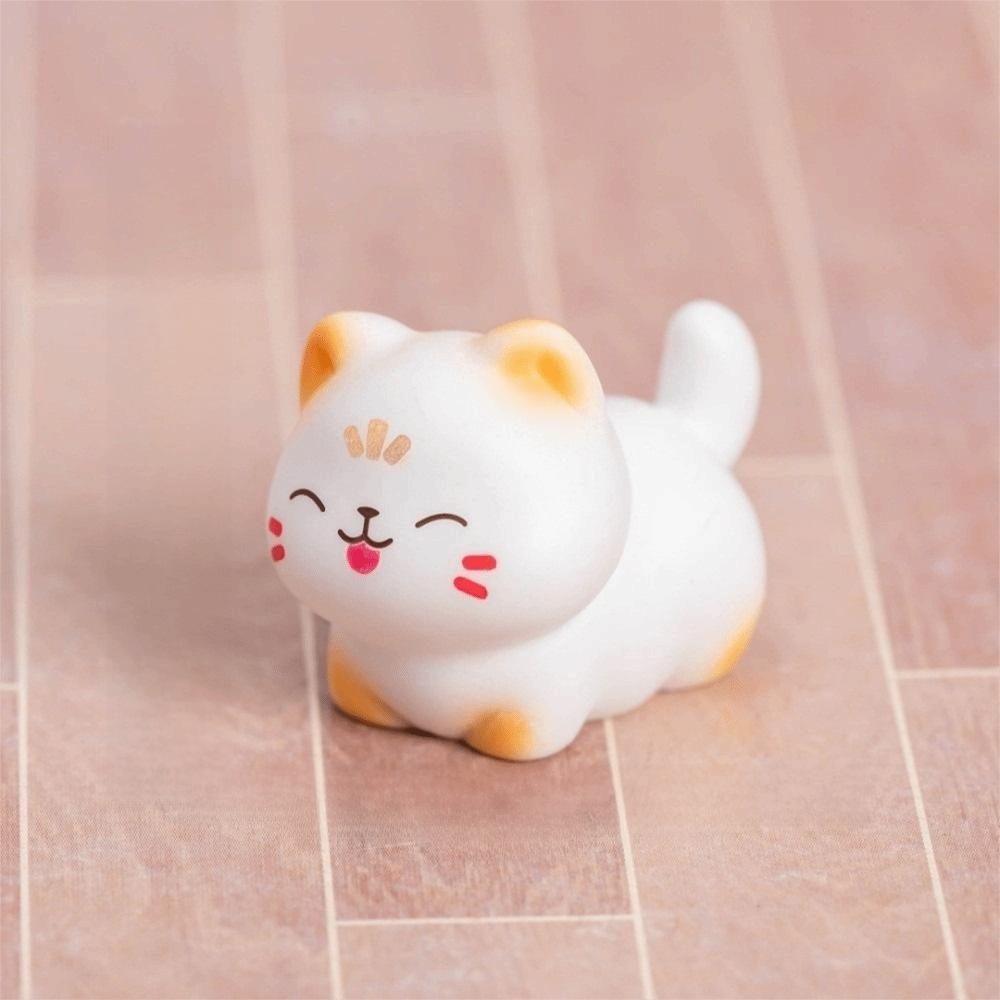 Mini Cat Desktop Decoration DIY Accessories Animal Figurine Cute Cat Ornaments  Home Decor