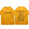 TV Play Friends Series Print Tshirt Mens Womens Fashion Casual Oversized T Shirts Summer Y2k Aesthetics Short Sleeve Tshirts