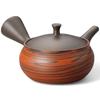 J-kitchens Tokoname-yaki Teapot with Mesh Strainer, 250cc, Made In Japan