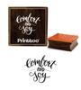 Квадратный деревянный резиновый штамп Printtoo Comfort & Joy Sign Scrap-booking Stamps-2 x 2