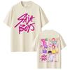 K-pop Истребители демонов Футболки Saja Boys Мужские Женские Высококачественная Хлопковая Футболка Мода Хип-хоп Харадзюку Футболки с Коротким Рукавом