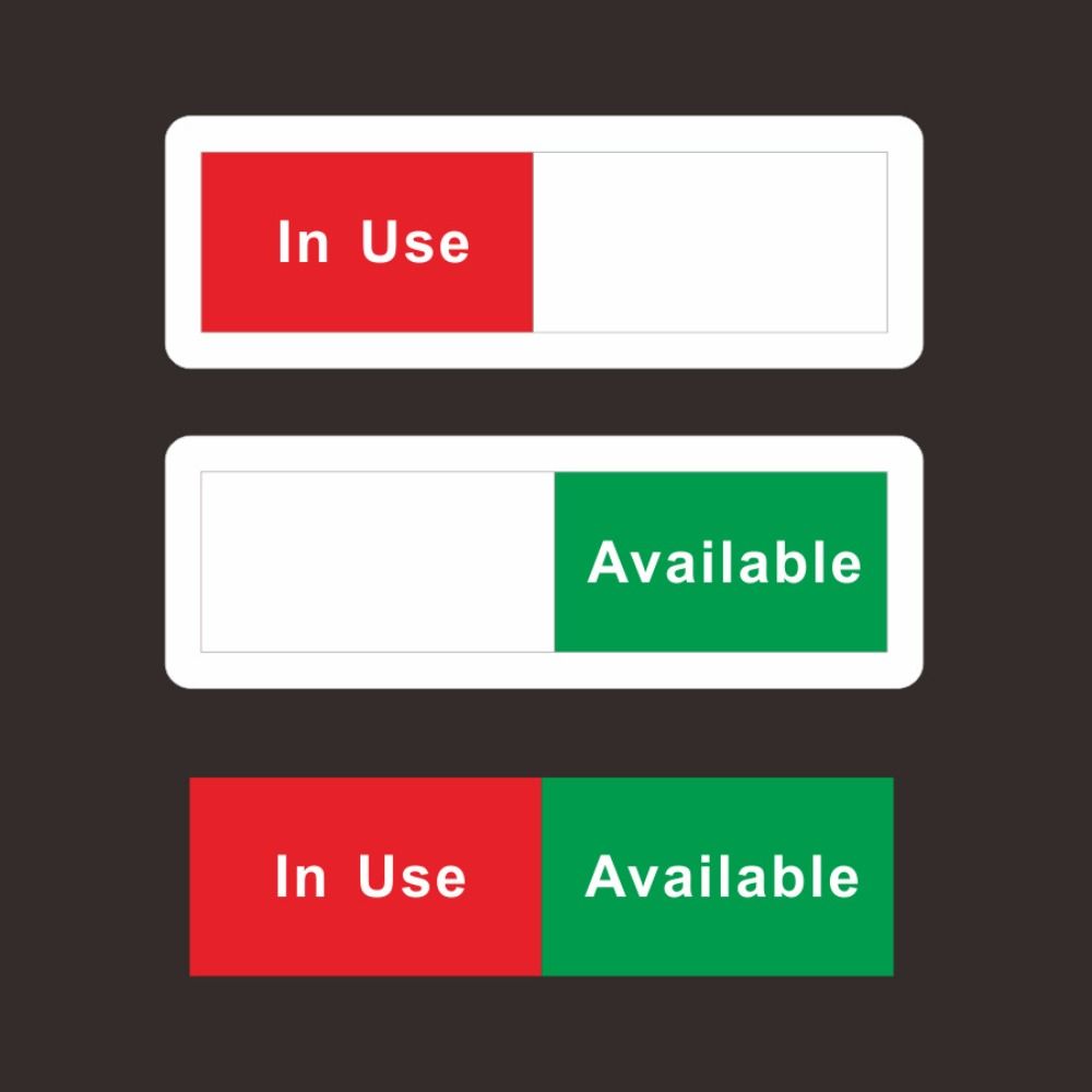 Самоклеящиеся таблички-напоминания Акриловые дверные таблички-слайдеры Прочные Гостиничная доска объявлений Гостиница