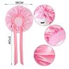 Pink Satin Bonnet for Sleeping Hair Protection with Elastic Comfort Fit and AntiFrizz Lining