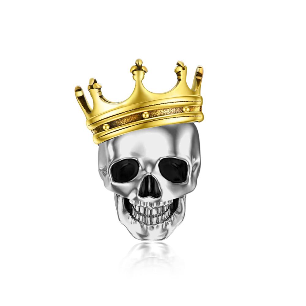 Классические медные бусины «Король леса» и блестящая подвеска-корона подходят для браслета и ожерелья. Красивые ювелирные подарки