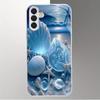 Синий корпус из гальванизированного стекла для телефона, подходит для Samsung Galaxy S26 S25 S24 S23 S22 S20 FE/Ultra/Plus, противоударная задняя крышка