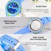 New 30M Waterproof Quartz Watch Casual PU Strap Digital Watch Wristwatches Student