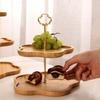 Деревянная подставка для торта 2/3 этажа, подставка для десертов, подставка для десертов для столовой, подставка для шведского стола с печеньем и конфетами, украшения для праздничной вечеринки