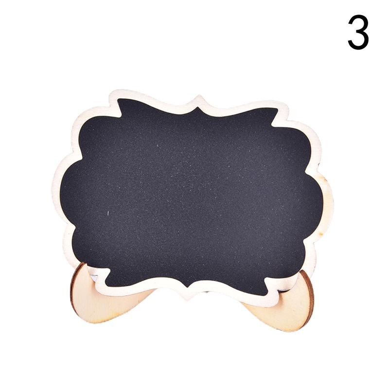 6 стилей мини-деревянная доска для доски для сообщений, небольшая подставка для доски для объявлений