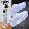 Mesh White Shoes Women's Shoes Summer and Autumn Versatile Hollow Out Breathable Single Mesh Sports Flat Shoes Anti-skid Mesh Shoes