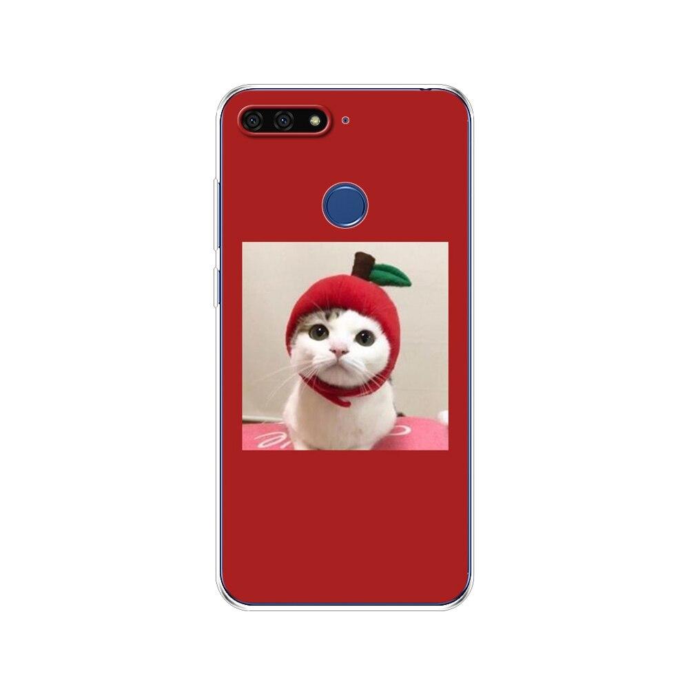 Для Huawei Honor 7C 5,7 дюймов чехол мягкий силиконовый чехол из ТПУ милый защитный чехол для телефона для Huawei Honor 7c Aum-L41 сумки