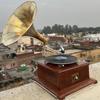 HMV Vintage Vinyl Recorder: Working Gramophone Player - Timeless Collectible for Office Decor