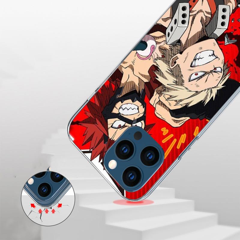Чехол для телефона My Hero Bakugou Katsuki Для iPhone 16 17 Air 15 14 Pro Max 16E Чехол для телефона 13 Mini 12 11 7 SE 8 Печатный узор Fi