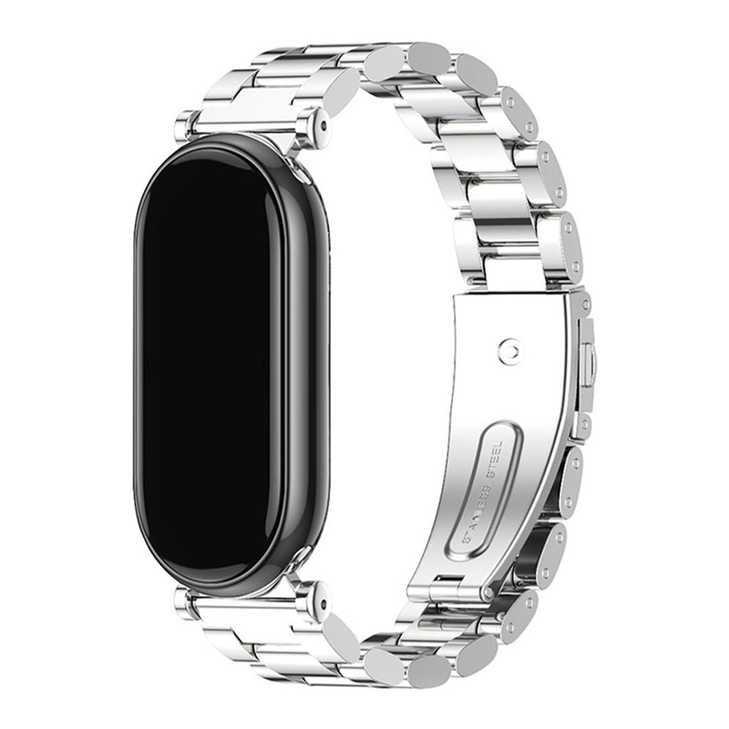 Ремешок для Mi Band 9 для браслета Mi Band 8 Для браслета Xiao mi Band 8 Ремешок для часов из нержавеющей стали для Mi Band 7 6 5 3 4 Металлический ремешок
