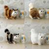 Mini Faux Fur Ornament Kitten Doll Model Plush Cat Toy
