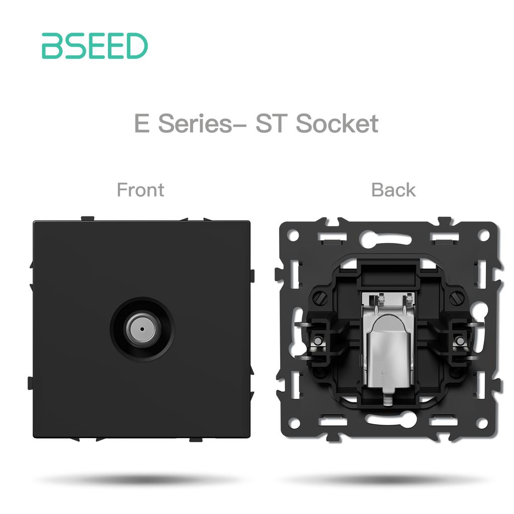 BSEED Модуль кнопки выключателя DIY Зарядка телефона от USB Розетка FR Части Настенный светильник Большой выключатель Пластиковая рамка Комбинация Серия E