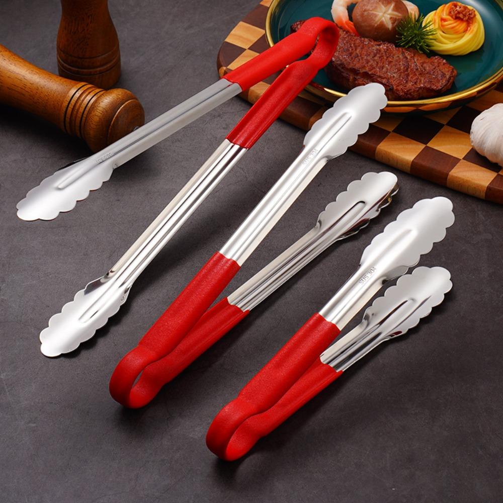 Non-slip Barbecue Clip Thickened Grill Tongs New Kitchen Food Tongs Camp Cooking Supplies