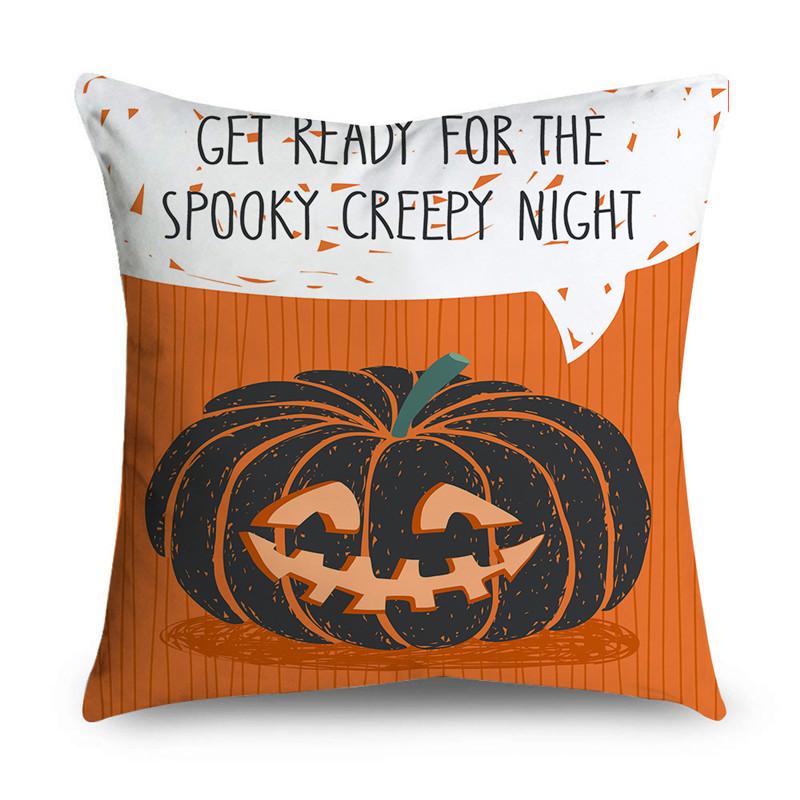 Хэллоуин тема ужас тыква мастер принт узор наволочка дома гостиная диван украшения квадратный пледы наволочка