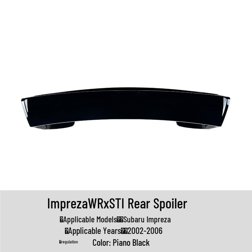 Задний спойлер для Subaru Impreza WRX STI 2002-2006 - Модификация для трансграничной доставки