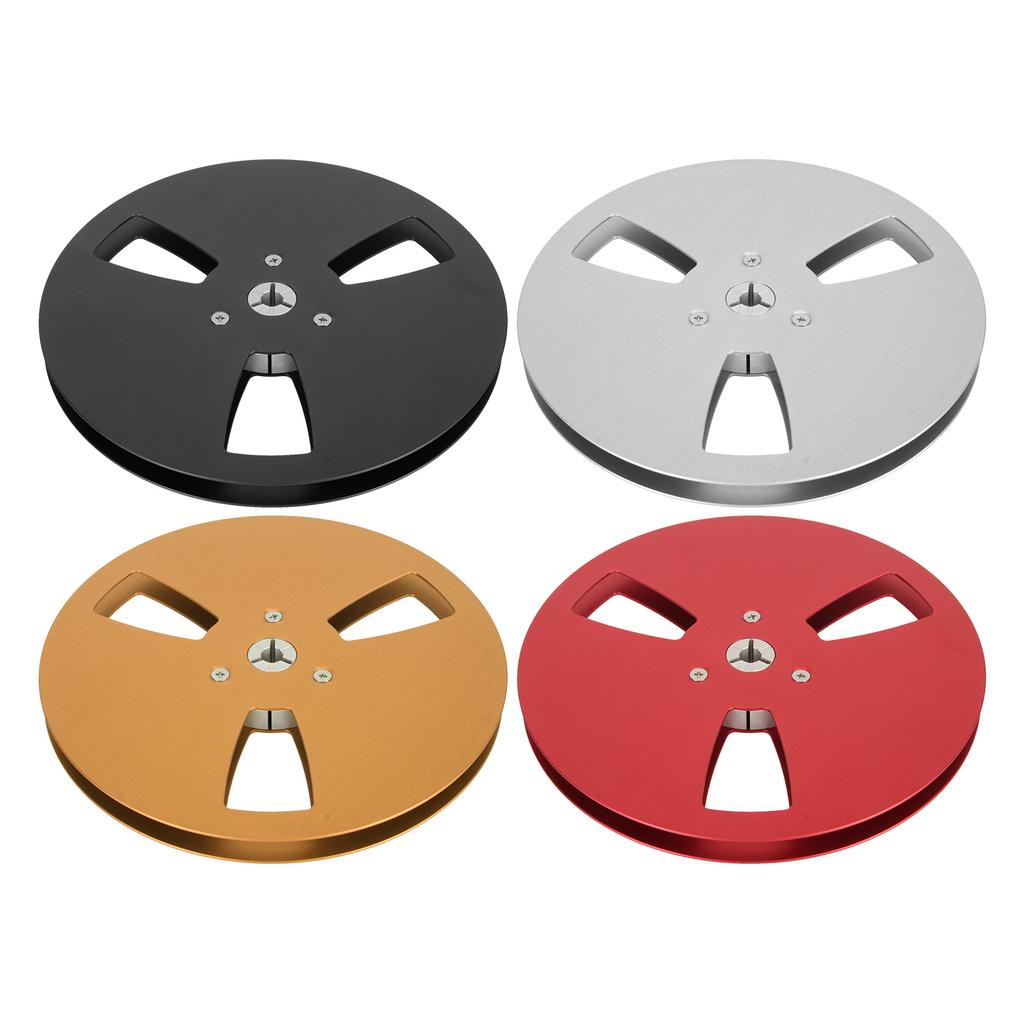Металлическая приемная катушка 1/4 7 дюймов пустая катушка для ленты 3 отверстия отверстия для сопротивления ветру катушка для записи Nab