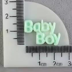 Hot Sale Baby I Love You Logo Letter Flat Back Resin Cabochon Valentine's Day Holiday Decorative Souvenir Artificial Style