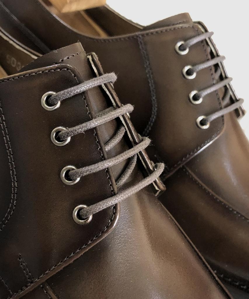 Joenshoe Human Loop U-Tip Oxford Middle Brown