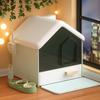 Fully Enclosed Cat Litter Box Channel-type Corridor Anti-belt Sand and Odor-proof Large Pet Toilet Drawer-type Cat Fecal Basin