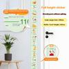 Height 2M Cartoon Wall Sticker Measuring Instrument Ruler For Measuring Height Sticker Wallpaper Growth Chart Can Be Removed