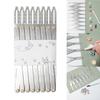 Expandable Sewing Gauge Expanding Sewing Gauge Button Guide Spacing Divider Device for Buttons Pleats & Crafts