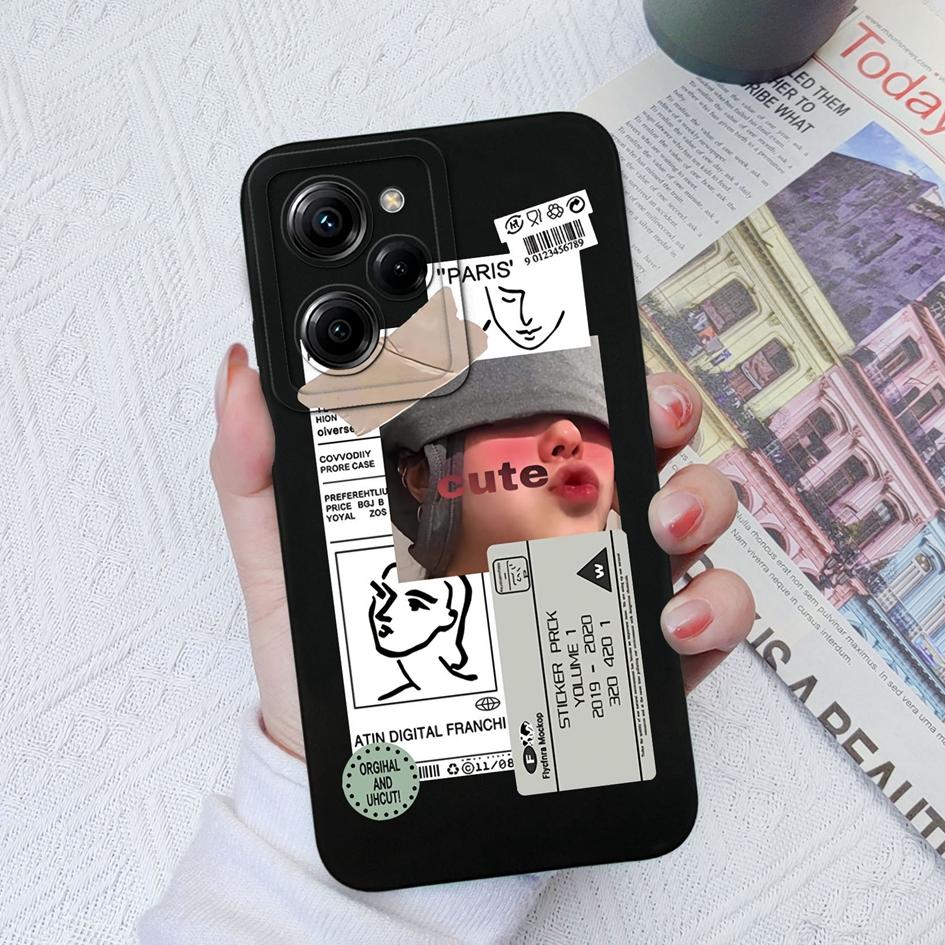 Чехол для телефона Xiaomi Poco C40 C55 M3 M4 Pro X3 X4 X5 Pro, мягкий жидкий силикон, матовый чехол с защитой от падения, защита камеры для мальчиков и девочек, бампер для Xiaomi Poco