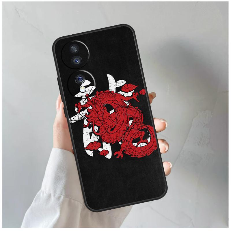 Chinese Dragon Case For Honor X9a X8a X6a X7a X6 X7 X8 X9 X9b X8b Honor 70 50 90 Lite Magic 5 6 Pro Cover