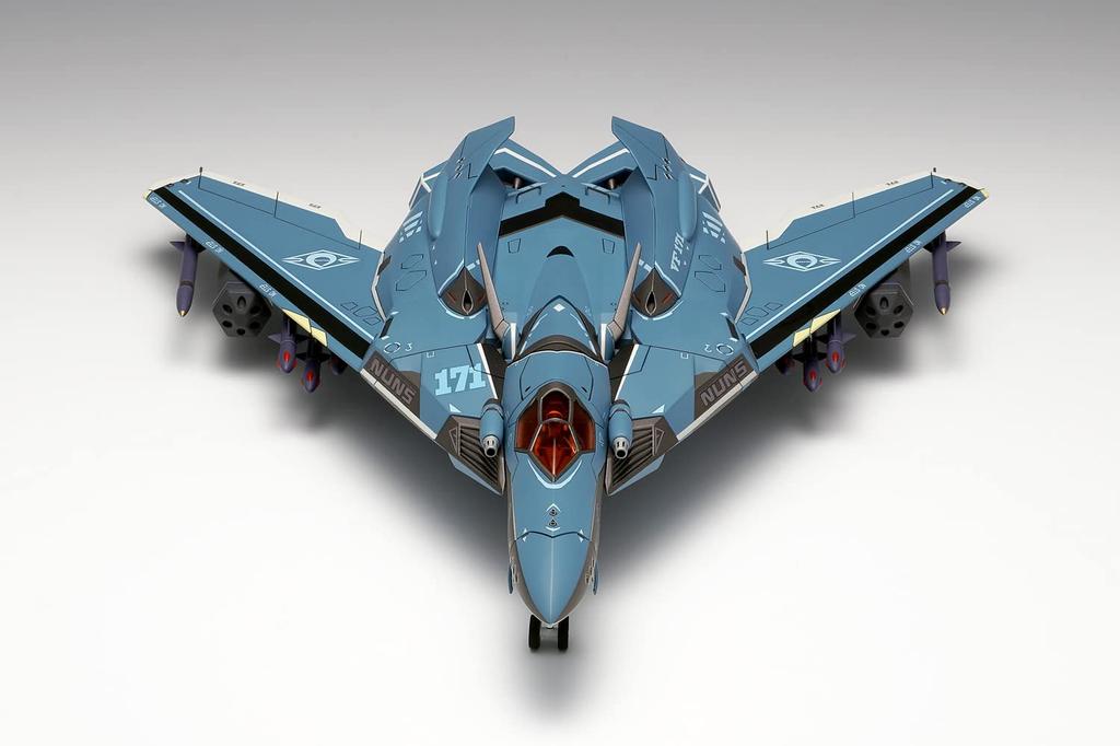 Wave Macross F Nightmare Plus Сборная модель масштаб Общая длина 22 см пластиковая модель VF-171 1/72 примерно. Предварительно окрашенный MC-075