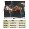Alysa Liu Warm Blanket For Living Room  Trend Throw Blanket Winter Travel Office Flannel Bedspread