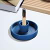 Горелка, держатель для ароматических палочек, керамическая чаша ручной работы с улавливателем золы, прочный уникальный дизайн, прочный поднос для благовоний