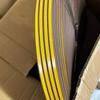 Self-adhesive rubber seal type D brown 100m EPDM