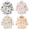 Waterproof Baby Long Sleeve Apron Feeding Blouse Toddler Bibs New Children Feeding Bib