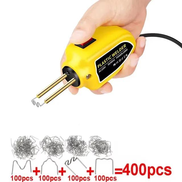100W Portable Plastic Welder Hot Stapler Plastic Repair Kit