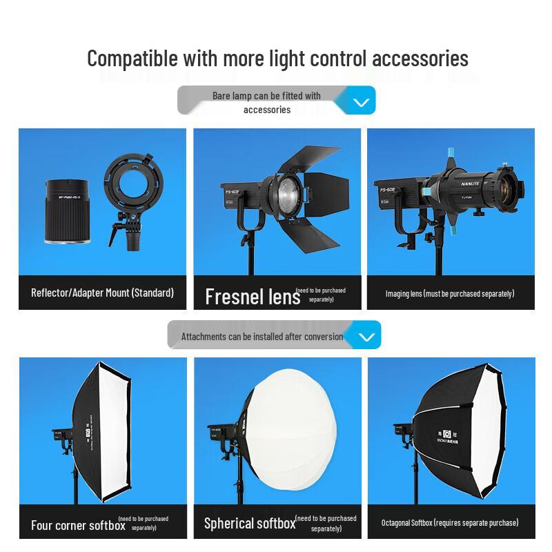 NANLITE FS-60B Двухцветный светодиодный заполняющий свет для фотографии