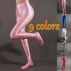 Women's Plus Size Opaque Elastic Pantyhose Shiny Stockings High Waist Tights Top Smooth Stockings