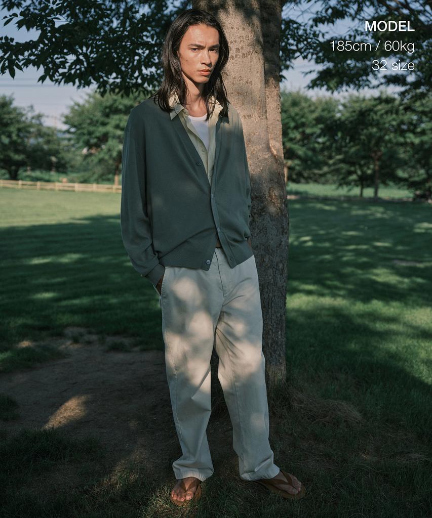 MUSINSA STANDARD Wide Chino Pants [Cream]