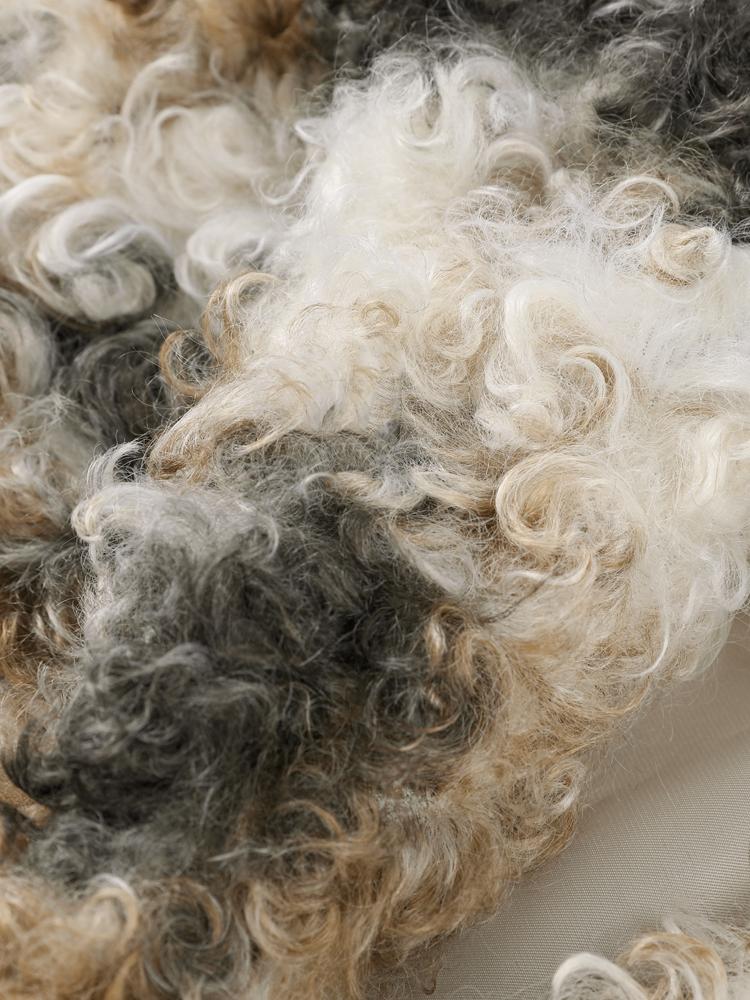 Искусственная куртка из плюшевого меха ягненка женская смешанного цвета, модная повседневная женская меховая короткая куртка, новые топы на осень и зиму