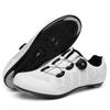 New Cycling Shoes with Locks Double Buckle Lock Shoes Men's and Women's Road Cycling Power Shoes Hard Sole Mountain Cycling Rubber Sole