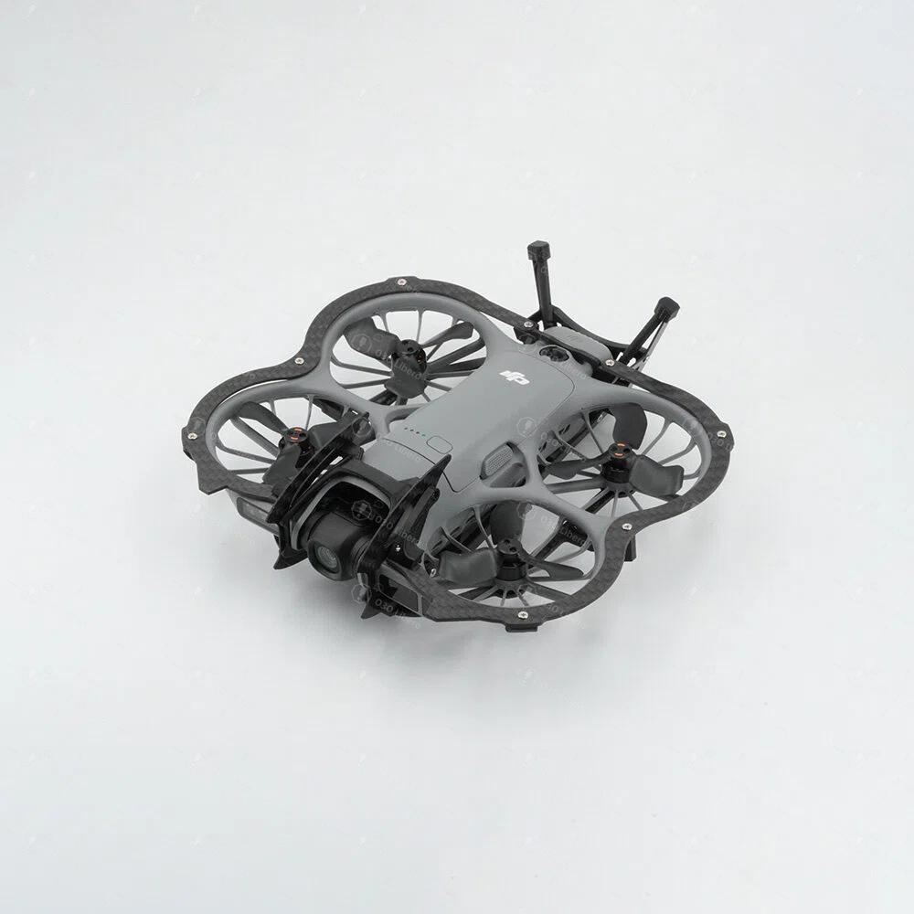 360° Углеродное волокно Полная защита Усиленная броня для дрона DJI Neo 2 Защитное кольцо-бампер Защитный стержень Аксессуары для дрона