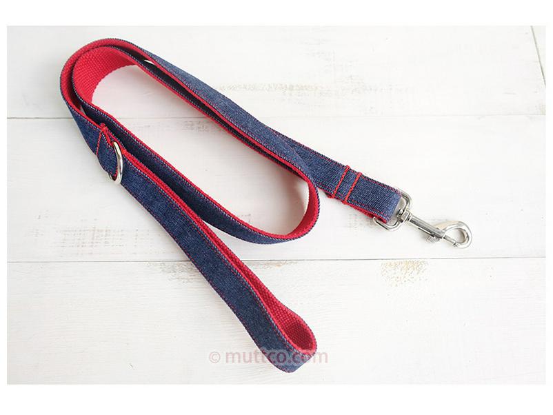 Custom Denim Blue Dog Leash - Innovative Pet Supplies