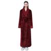 European & American Style Thick Flannel Bathrobe Pajamas for Autumn & Winter