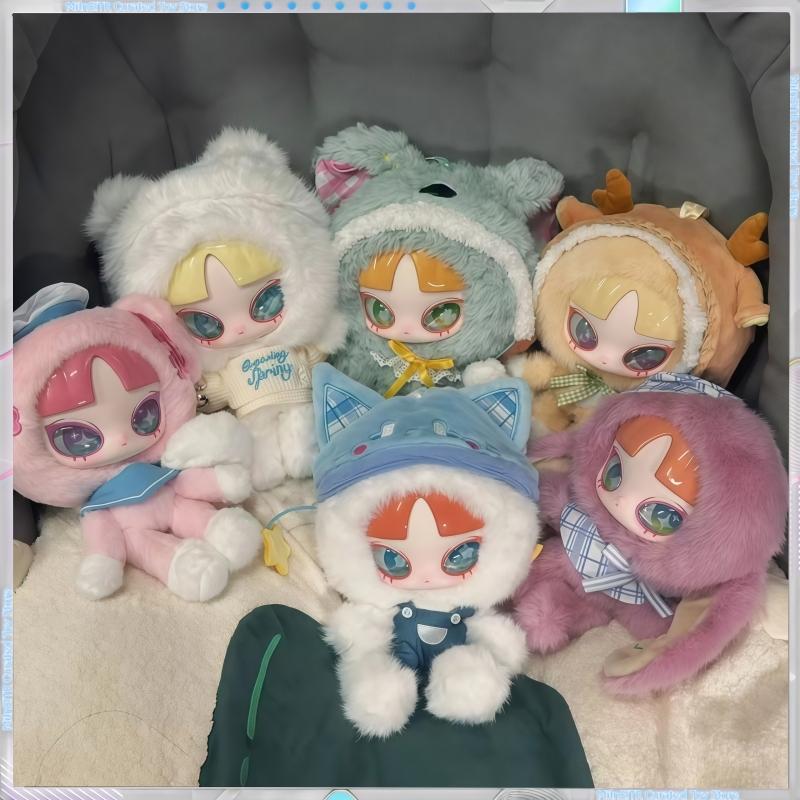 В наличии Inn'S Silent Winter Series Blind Box - Милая виниловая плюшевая кукла и подвеска с таинственной экшн-фигуркой - Игрушки в подарок на день рождения