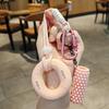 Wrist Strength 10-60LB Hand Grip Keychain Silicone Strength Training Finger Ring  Fitness Gift
