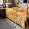 Fun Pancake Flannel Blanket, Creative Realistic Pancake Pattern Nap Blanket, Soft Cozy Throw Blanket for Sofa Couch Office Dormitory