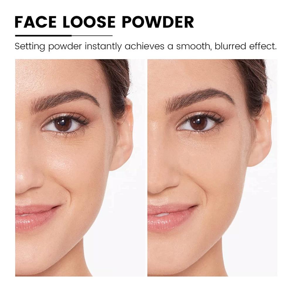 Powder Matte Finish Long-Lasting Oil-Control Waterproof Dual-Use Face Powder & Foundation for Smooth Flawless Skin Makeup